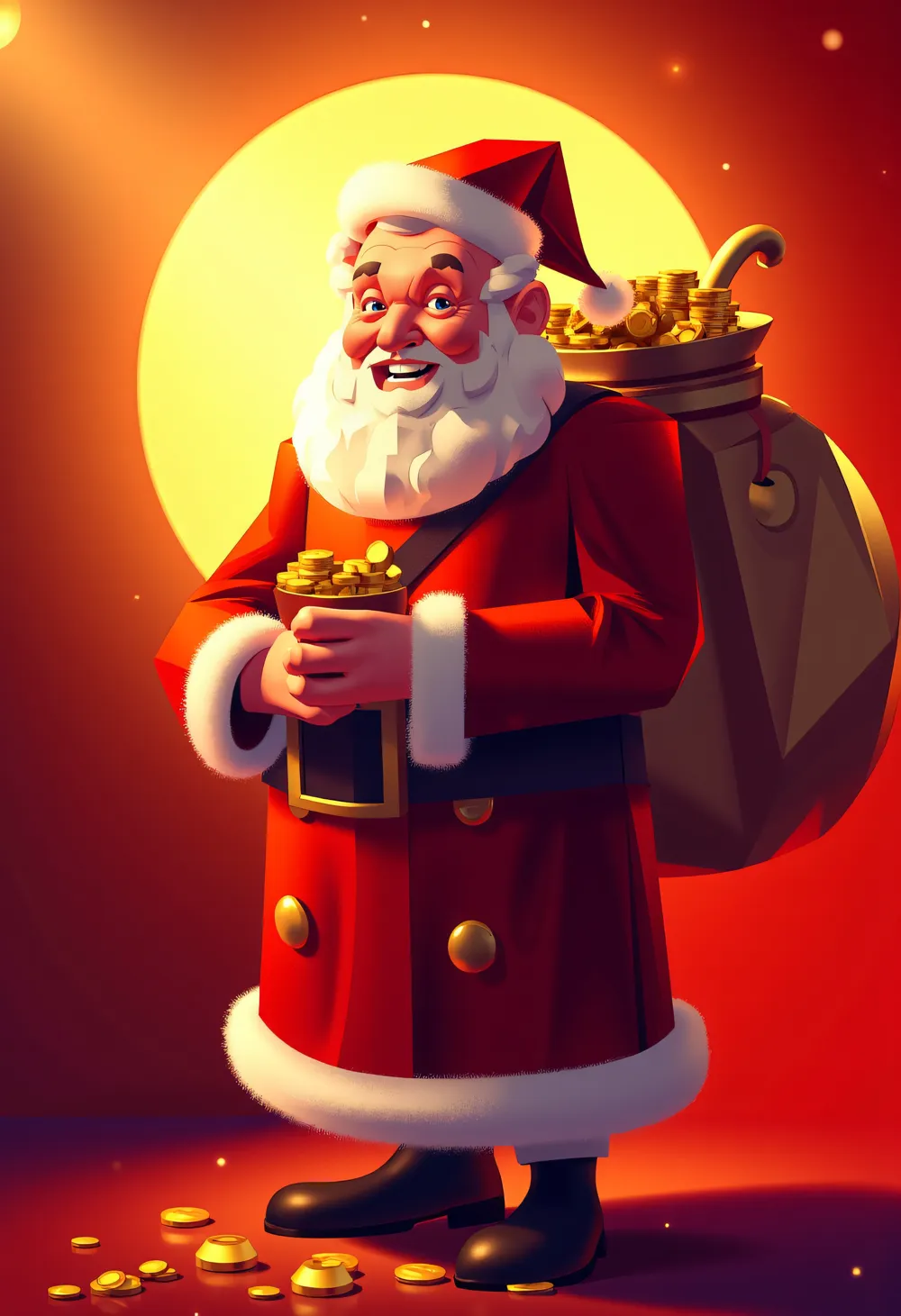 Santa Mascot